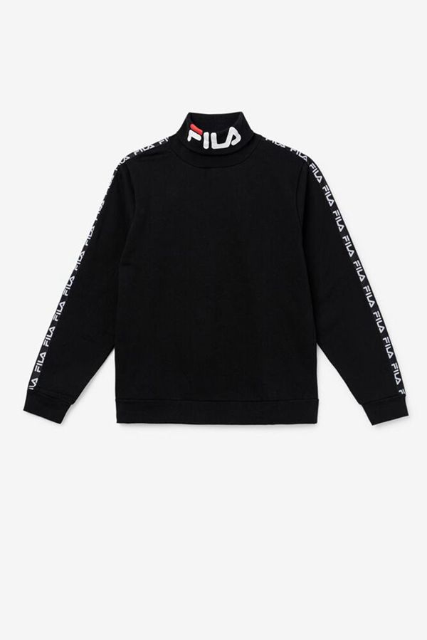 Fila Topy Panske Čierne - Drey Turtleneck Vypredaj - Slovakia 63598-NUQE